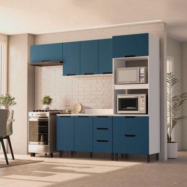 Imagem de Cozinha Modulada 4 Pecas com Tampo Maeena Politorno