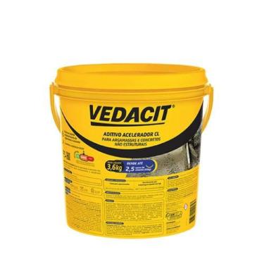 Imagem de Aditivo Acelerador De Cimento Rapidíssimo 3,6kg - Vedacit