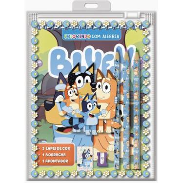 Imagem de Livro - Bluey Colorindo com Alegria