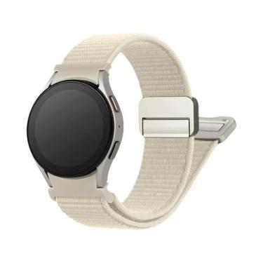 Imagem de Pulseira Magnética De Nylon De 40mm 44mm 45mm 47mm Para Samsung Galaxy