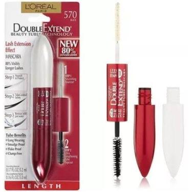 Imagem de Mascara cilios Lóreal Paris Double Extend Beauty Tubes 0,33 floz Black