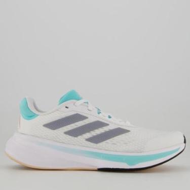 Imagem de Tênis Adidas Response Super Feminino Branco e Azul-Feminino