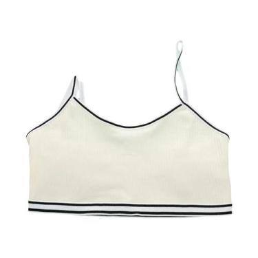 Imagem de Colete De Algodão Para Meninas, Confortável, De Cor Sólida, Sutiã De T