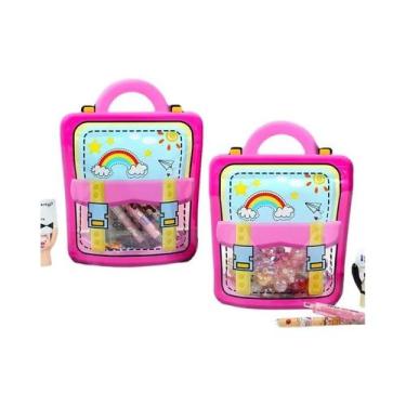 Imagem de Sacos De Selagem Em Formato De Mochila Escolar Infantil Com Desenhos A