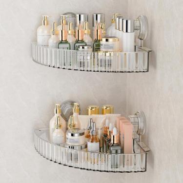 Imagem de Organizador de banheiro com ventosa Shower Caddy Ankoox Corner