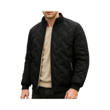 Imagem de Parkas Casuais Masculinas À Prova De Vento E Resistentes À Água Com Zí