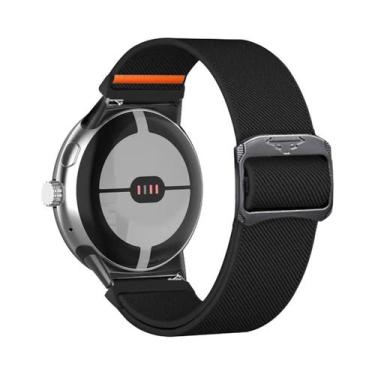 Imagem de Pulseira Esportiva De Nylon 45mm Para Google Pixel Watch 3 41mm Acessó