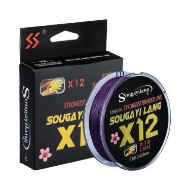 Imagem de Linha De Pesca Trançada PE De 12 Fios, Resistente À Abrasão, Para Água