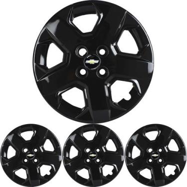 Imagem de JG 4 Calota Spin 2013 2014 a 2020 Aro 15 Black Piano com Emblema - Pri
