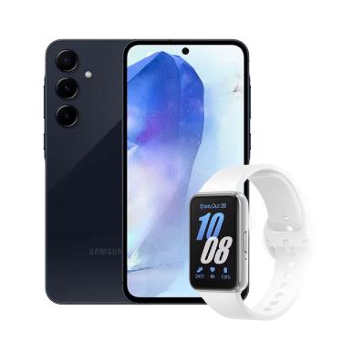 Imagem de Smartphone Samsung Galaxy A55 5G Azul Escuro 256GB, 8GB RAM, Câmera Tripla de até 50MP,...