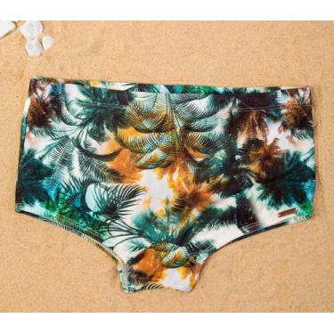 Imagem de Sunga Estampada Adulto Boxer - Sol e Água, Est, Verde, P