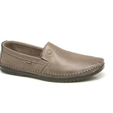 Imagem de Sapato masculino Free Way Logan4 Casual Couro  2655, Wax sesamo, 39