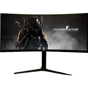 Imagem de Monitor Curvo Gamer 34 Polegadas Ultra Wide WQHD 165Hz 1ms Tela 21:9 A