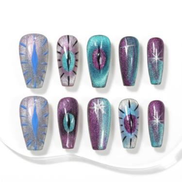Imagem de Unhas Postiças Sun&Beam Artesanais Médio Coffin 10 Unidades - Sun&Beam
