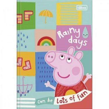 Caderno cartografia e desenho Peppa Pig 80 folhas Tiilibra