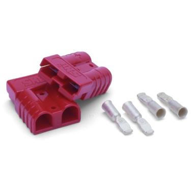 Imagem de WARN 22681 Powersports ATV Quick Connect Guincho Conector de Cabo de Alimentação de Guincho Plugs, 1 par, Vermelho