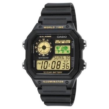 Imagem de Relógio Masculino Casio Digital Ae1200Wh-1Bvdf