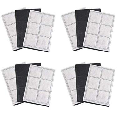 Imagem de PUREUP 12 filtros de água de carvão premium compatíveis com bebedouro Drinkwell Platium Pet