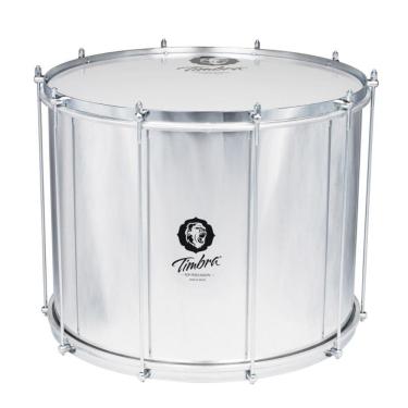 Imagem de Surdo axe 20 polegadas x 40 cm aluminio com aro cromado pele