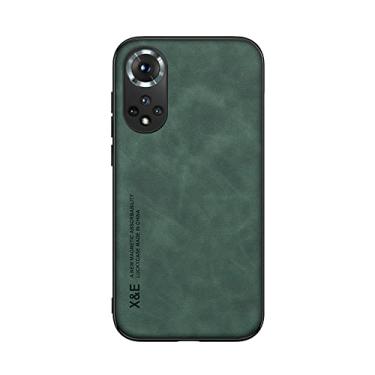 Imagem de Kepuch Silklike Capa para Huawei Nova 9/Honor 50 - Case Placa de Metal Embutida para Huawei Nova 9/Honor 50 - Verde