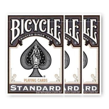 Imagem de Baralho Bicycle Standard Preto (3 Baralhos)