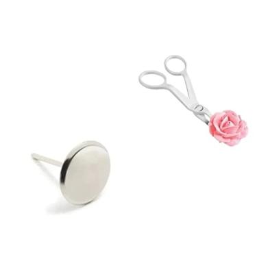 Imagem de Kit Bailarina De Mão Inox + Tesoura Confeitaria Plástico