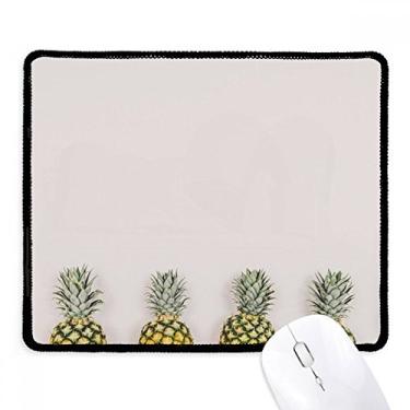 Imagem de Mousepad de parede branco Fresh Pineapple Fruit Tapete de borracha para jogos