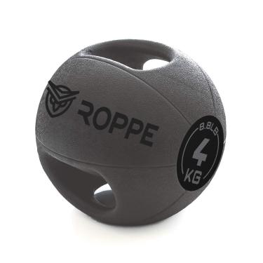 Imagem de Medicine Ball Gripped Bv 4Kg Cinza/Preto Roppe