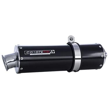 Imagem de Escape/Ponteira Coyote RS1 Aluminio Redondo - GS 500 Todos os Anos - Preto