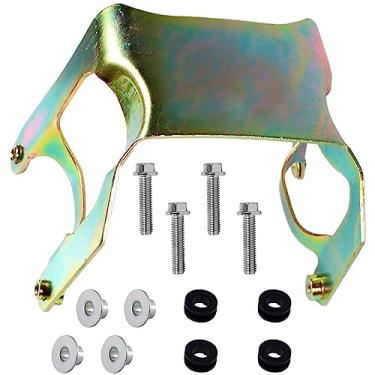 Imagem de Suporte do paralama dianteiro CG150 Titan Sport 2004 a 2008 aranha com parafusos coxim e bucha de fixação