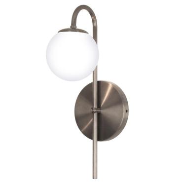 Imagem de Arandela De Parede Jabuticaba Globo Vidro Lavabo Bronze