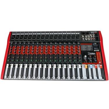 Imagem de Mesa de Som 16 Canais Interface Soundvoice Mr162 Rubi C/bluetooth +efeitos