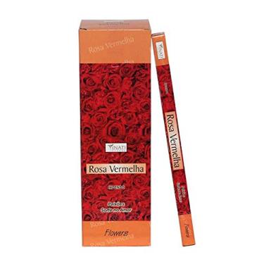 Imagem de Incenso Vinati Rosa Vermelha 25 Caixinhas - 200 Varetas