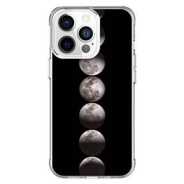 Imagem de Capa Capinha Anti Impacto para Iphone 11, 12, 13, 14, 15 e suas variações Modelo Fases da Lua (Iphone 11 Pro)