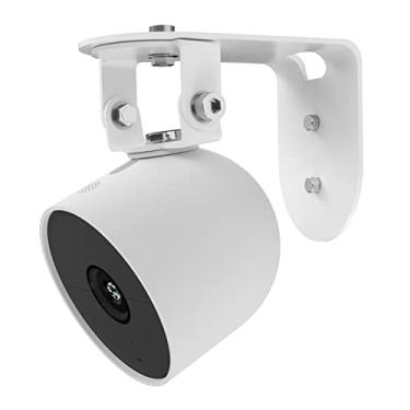 Imagem de Zwolf Suporte de parede de metal compatível com bateria externa Google Nest Cam 2ª geração, antiqueda, fornece melhores ângulos de visualização (pacote com 1)