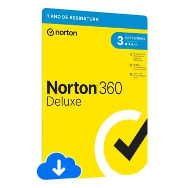 Imagem de Antivírus Norton 360 Deluxe - 3 Dispositivos - 12 Meses - 21405649