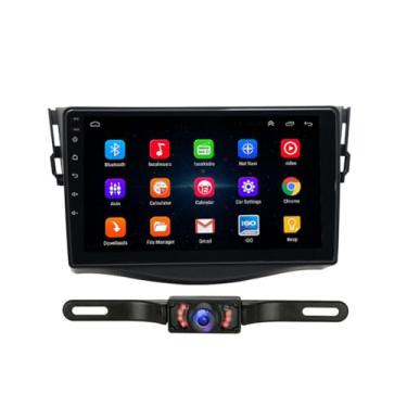 Imagem de 9 telas sensíveis ao toque, Android 13, rádio estéreo para carro, 2 + 32 G, sem fio, CarPlay, Android Auto para Toyo-ta RAV4 2007-2012, navegação GPS, Bluetooth, FM, rádio veicular, WiFi, reprodutor