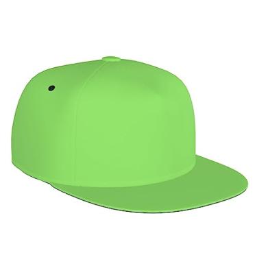 Imagem de Boné de beisebol com ajuste de sarja boné de perfil baixo tamanho ajustável para homens mulheres cor sólida verde claro, Preto, One Size-Large