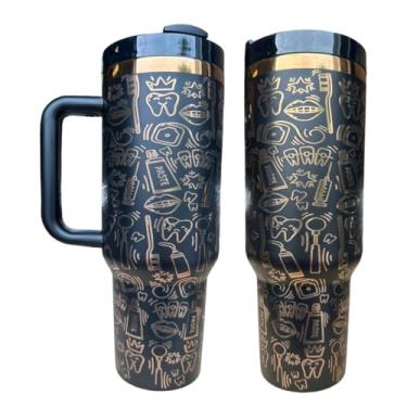 Imagem de Silva lining designing Copo dental hyginiest copo de 1,134 g copo de dente garrafa de água dental presente para dentista presente para dentista presente para escritório mais higiênico presente