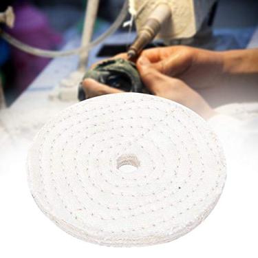 Imagem de Ferramenta de Espelho de Joias de Roda de Polimento de Pano de Algodão de 4 Polegadas, Adequada para Joias de Aço Inoxidável, Jade, Polimento de Diamante, Ideal para Polimento de