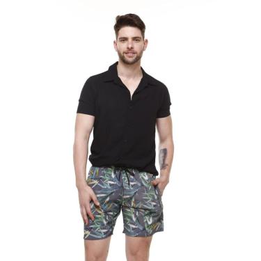 Imagem de Camisa Nino Danieli Masculina Preta Lisa CMMV82430 P PRETO-Masculino