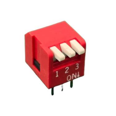 Imagem de 20x Chave Dip Switch 3 vias 90 Vm