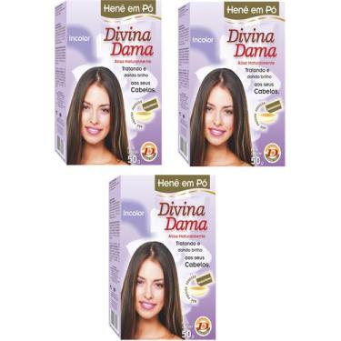 Imagem de Hene em Po Divina Dama 03x50gr Jaborandi ( Cores Incolor, Chocolate, P