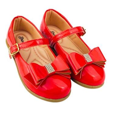 Imagem de Sapatilha Infantil Menina Boneca Verniz Confortavel SPT-510 - Drinity,