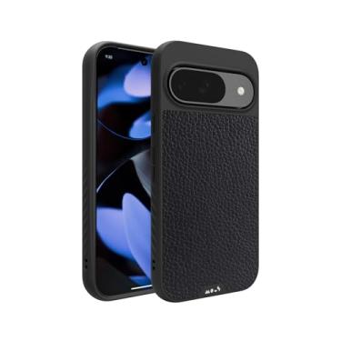 Imagem de Mous Capa para Google Pixel 9 MagSafe compatível - Limitless 5.0 - couro preto - Capa protetora para Pixel 9 - Capa de telefone à prova de choque