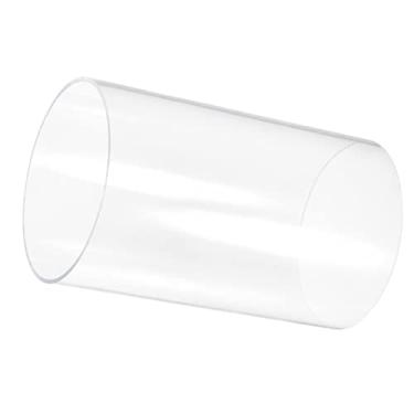 Imagem de Rebower Tubo de acrílico transparente redondo rígido, [para aquário, artesanato, tubo de iluminação] - 115 mm x 120 mm