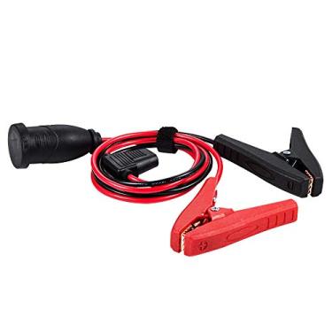 Imagem de YCIND Clipes de jacaré de bateria com clipe para tomada de isqueiro fêmea Cabo de impulso de bateria resistente 30A Fusível 12V/24V 12AWG Cabo de 1,8 m