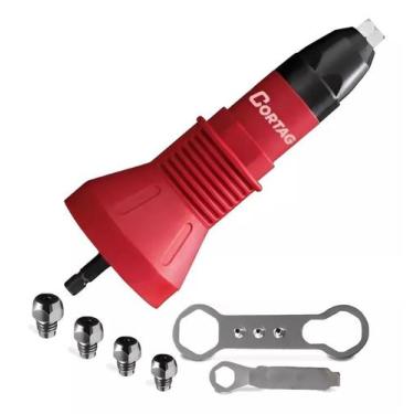 Imagem de Adaptador cabeçote rebitador para furadeira 4 bicos intercambíaveis 2,