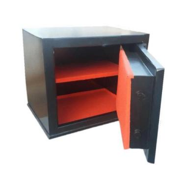 Imagem de Cofre Mega Forte 30cm Vazio Com 3 Combinações Numéricas + Kit Parafuso