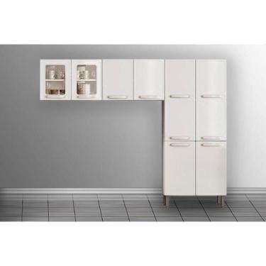 Imagem de Kit de Cozinha Modulada 3 Peças Evidence (2 Armários + 1 Paneleiro) CP